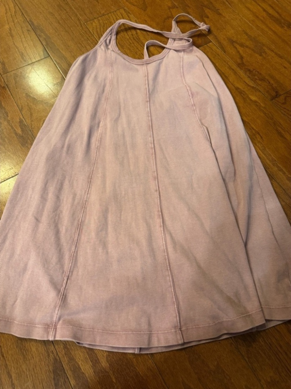 BDG SIZE MEDIUM M Women's Ribbed Dress in Soft Pink LOT5748